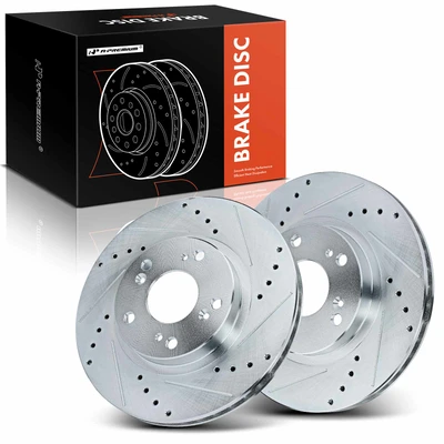 Front Drilled Brake Rotors