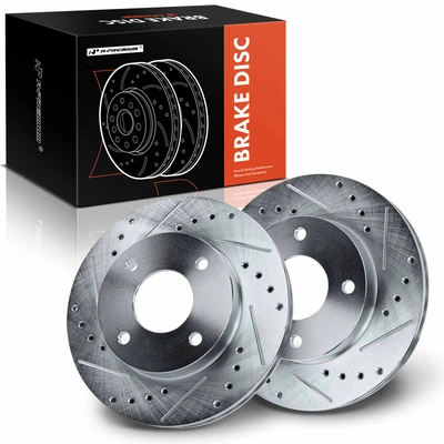 Front Drilled Brake Rotors