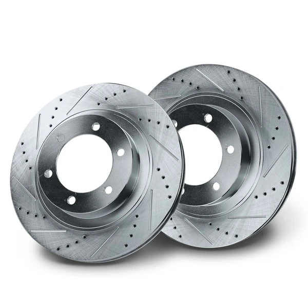 Front Drilled Brake Rotors for Lexus GX470 Toyota 4Runner 2003-2009