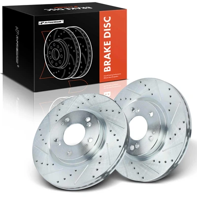 Front Drilled Brake Rotors