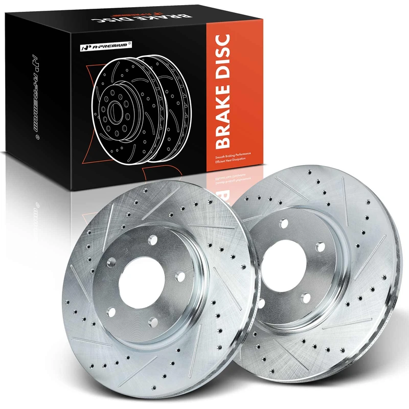 Front Drilled Brake Rotors for 2006 Nissan Quest