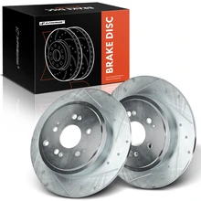 Rear Drilled Brake Rotors for 2006-2014 Honda Ridgeline