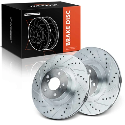 Front Drilled Brake Rotors