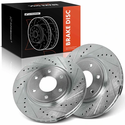 Front Drilled Brake Rotors