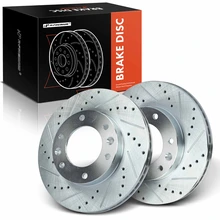 Front Drilled Brake Rotors for Hyundai Entourage 2007-2009 Kia Sedona