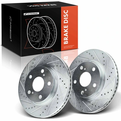 Front Drilled Brake Rotors