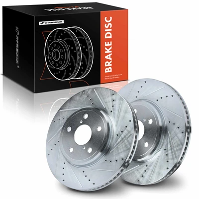Front Drilled Brake Rotors