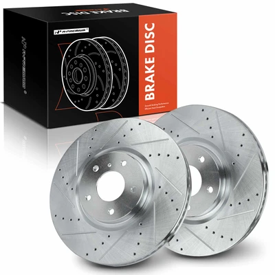 Front Drilled Brake Rotors