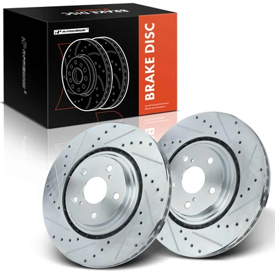 Front Drilled Brake Rotors