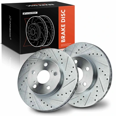 Front Drilled Brake Rotors