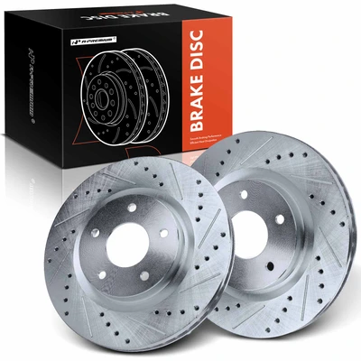 Front Drilled Brake Rotors