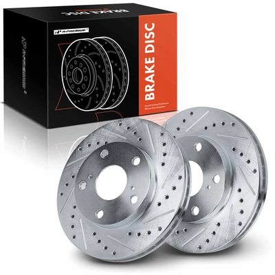 Front Drilled Brake Rotors