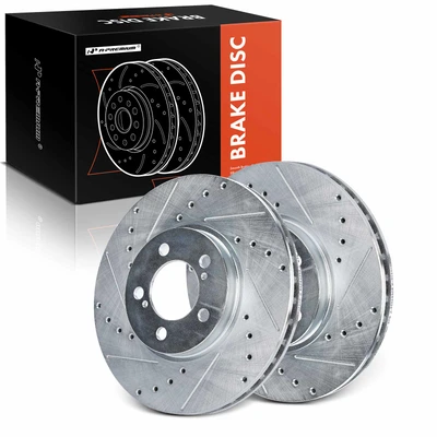 Front Drilled Brake Rotors