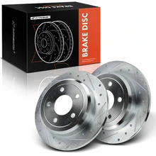 Rear Drilled Brake Rotors for 1996-2002 Mercury Grand Marquis