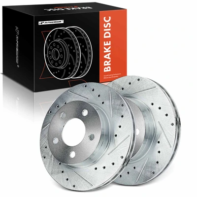 Front Drilled Brake Rotors