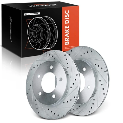 Front Drilled Brake Rotors
