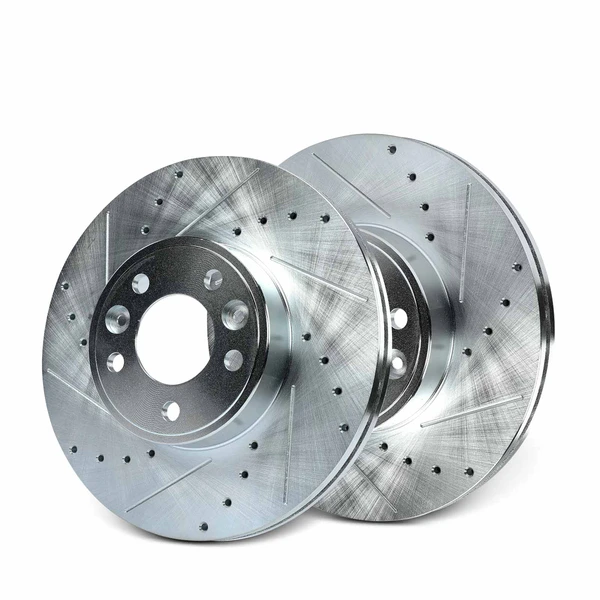 Front Drilled Brake Rotors for Ford Crown Victoria Lincoln Town Car Mercury