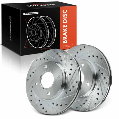 Front Drilled Brake Rotors