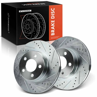 Front Drilled Brake Rotors