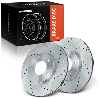 Front Drilled Brake Rotors
