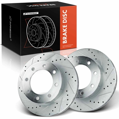 Front Drilled Brake Rotors