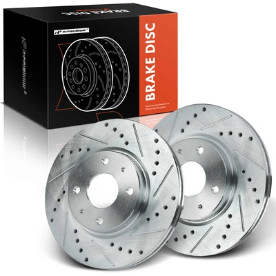 Front Drilled Brake Rotors