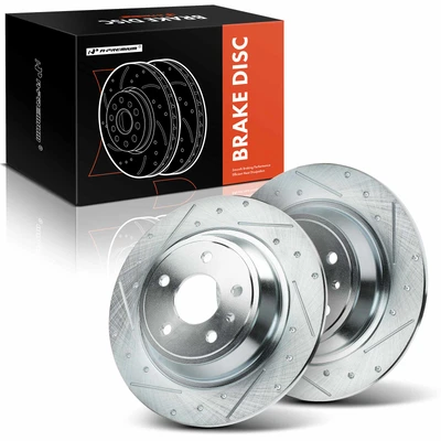 Rear Drilled Brake Rotors