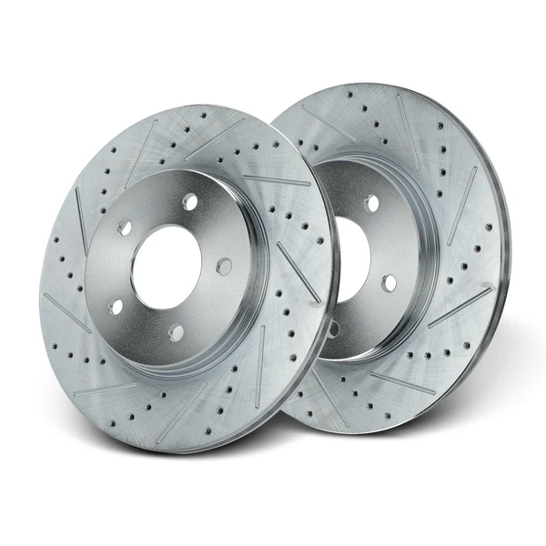 Front Drilled Brake Rotors for Chevrolet Equinox 2005-2006 Pontiac Saturn