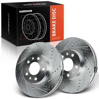 Front Drilled Brake Rotors
