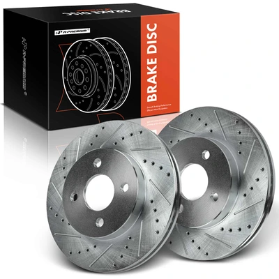 Front Drilled Brake Rotors