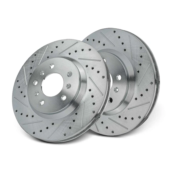 Front Drilled Brake Rotors for Chevrolet Impala Limited Buick Lucerne