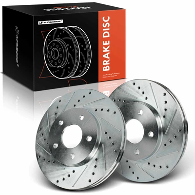 Front Drilled Brake Rotors