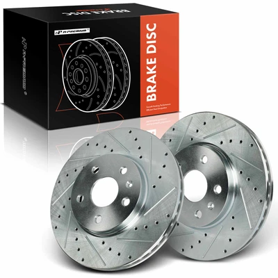 Front Drilled Brake Rotors