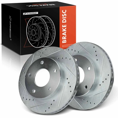 Front Drilled Brake Rotors