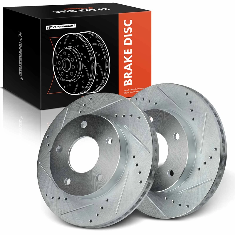 Front Drilled Brake Rotors for Chevrolet Blazer S10 Buick Cadillac GMC Olds