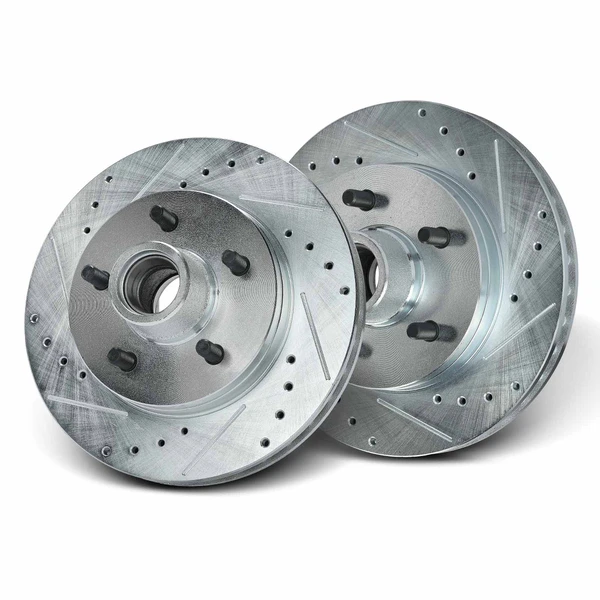 Front Drilled Brake Rotors for Chevy Tahoe Express 1500 GMC Yukon Savana 1500