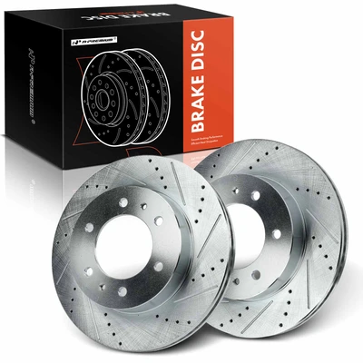 Front Drilled Brake Rotors