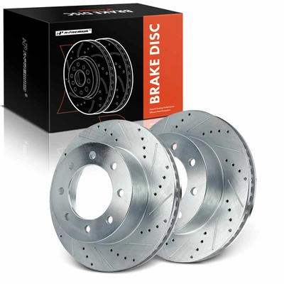 Front Drilled Brake Rotors
