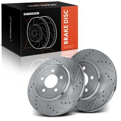 Rear Drilled Disc Brake Rotors