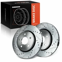 Front Drilled Brake Rotors for Jeep Commander 2006-2010 Grand Cherokee 2005-2010