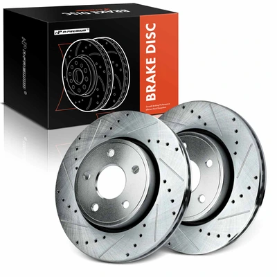 Front Drilled Brake Rotors