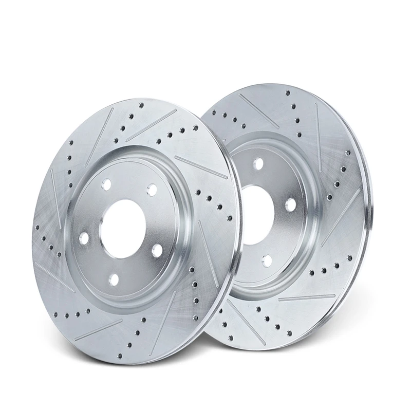 Front Drilled Brake Rotors for Chrysler Town & Country 08-16 Journey VW