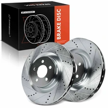 Front Drilled Brake Rotors for Chrysler 300 Dodge Challenger Charger Magnum