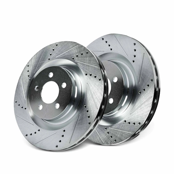 Front Drilled Brake Rotors for Chrysler 300 Dodge Challenger Charger Magnum