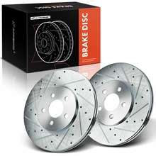 Front Drilled Brake Rotors for 2001-2006 Chrysler Sebring
