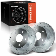 Front Drilled Brake Rotors for 2000-2001 Dodge Ram 1500