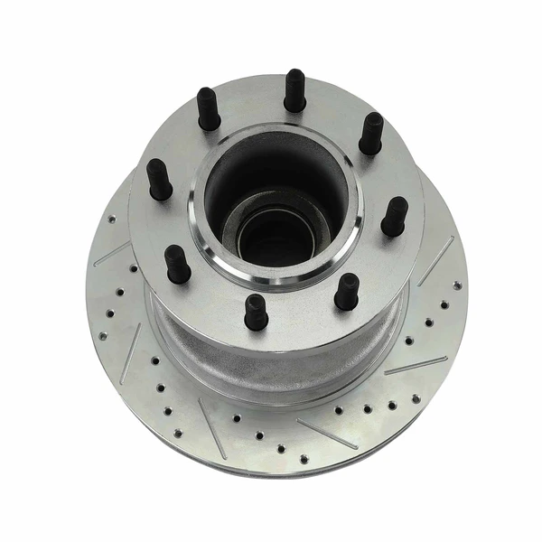 2 Pcs Front Drilled Brake Rotors for Ford F-350 Super Duty 1999-2002