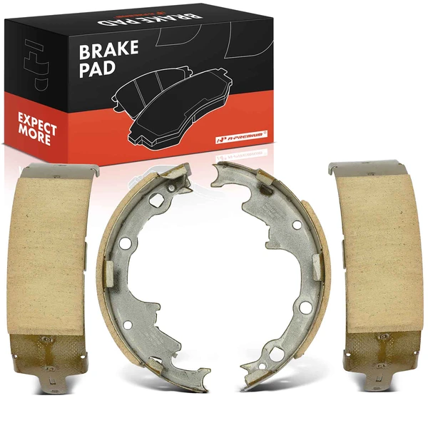 4 Pcs Pair Rear Ceramic Brake Shoes for 1987-2002 Dodge Dakota