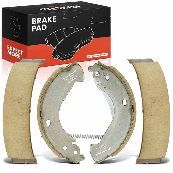 4 Pcs Pair Rear Ceramic Brake Shoes for 2005-2008 Chevrolet Silverado 1500