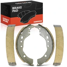 4 Pcs Pair Rear Ceramic Brake Shoes for 2008-2014 Scion xD
